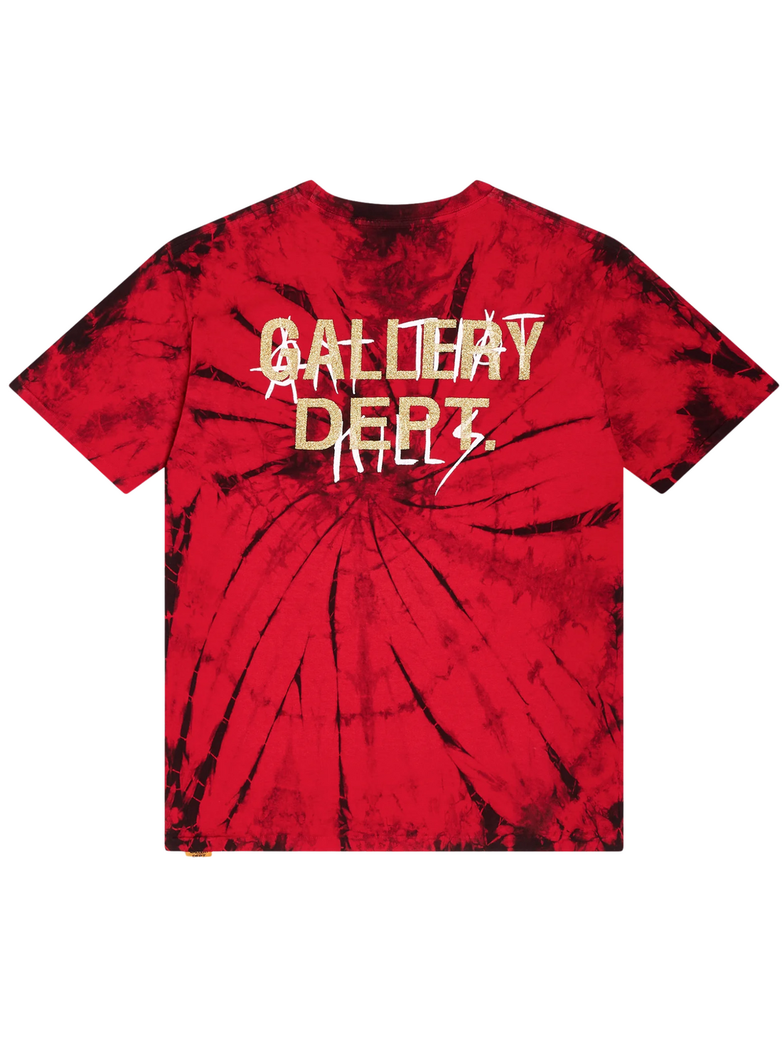 GALLERY DEPT. Exploited T-shirt Red Tie Dye - MAISONDEFASHION.COM