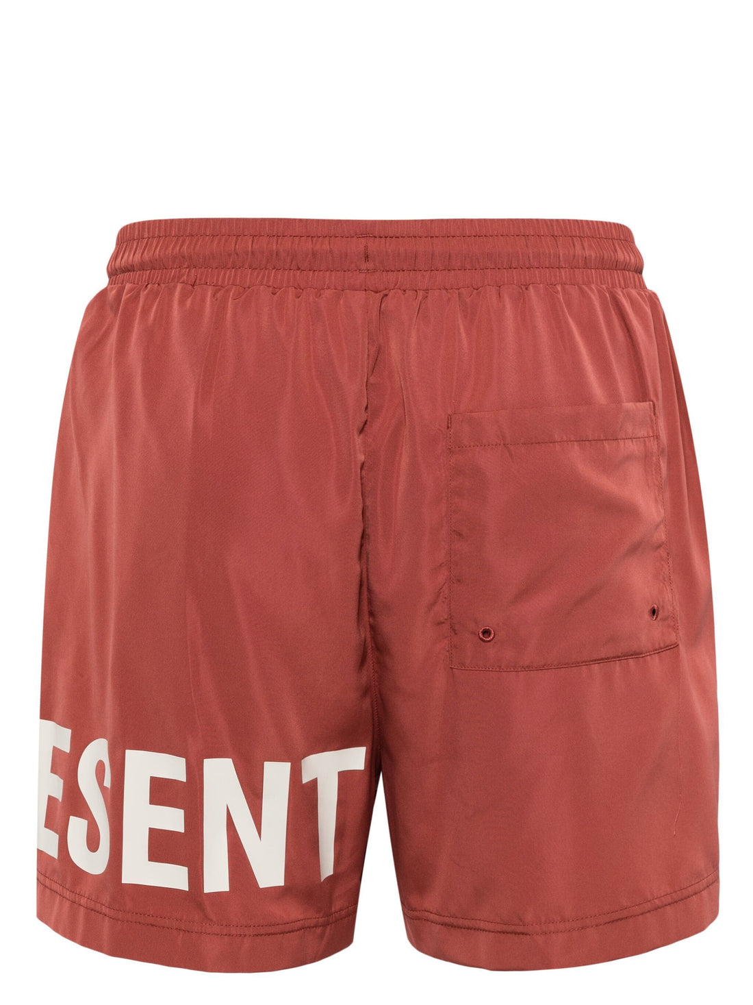 REPRESENT Logo Print Drawstring Swim Shorts Sunrise