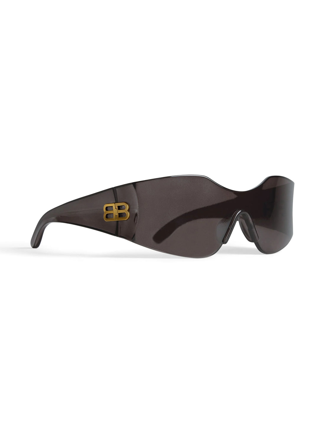 BALENCIAGA WOMEN Hourglass Mask Sunglasses Black - MAISONDEFASHION.COM