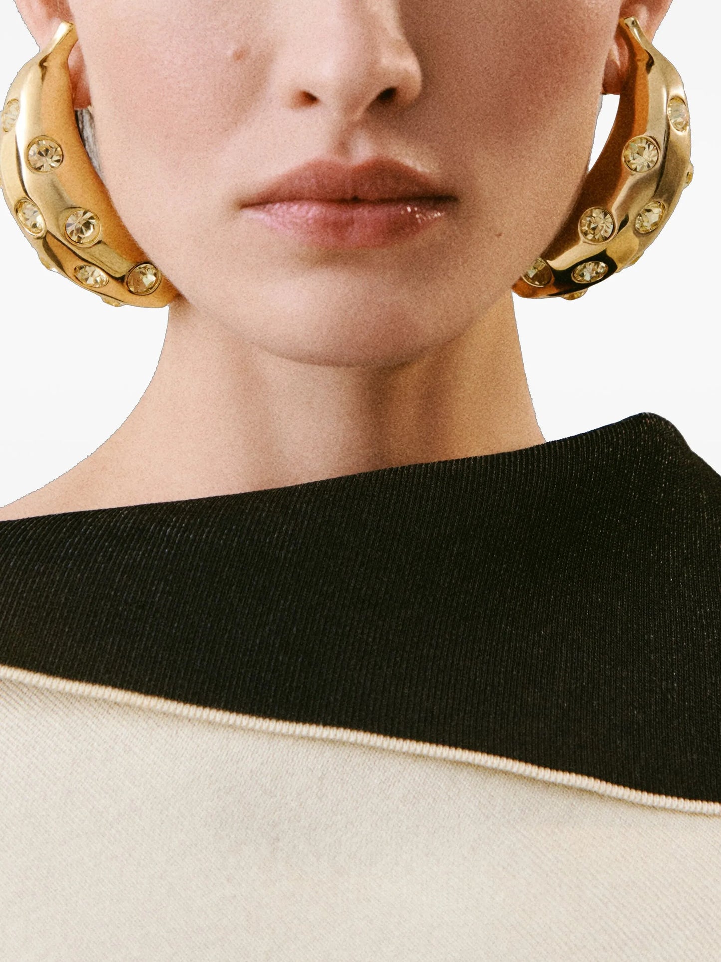 JACQUEMUS WOMEN Les Boucles Bananes Earrings Gold/Yellow