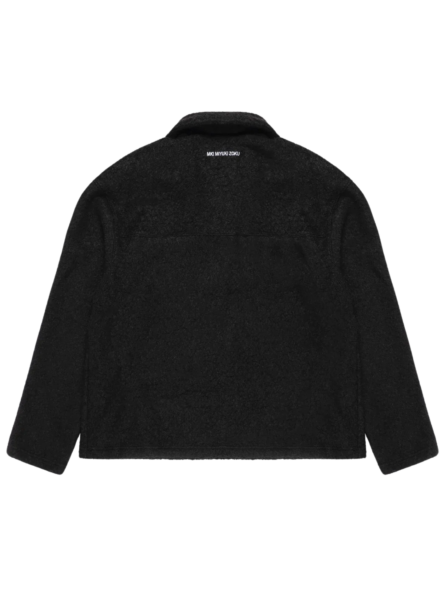 スウェット・トレーナー MKI MIYUKI ZOKU Boucle Quarter Zip Sweatshirt Black MKI MIYUKI ZOKU Boucle Quarter Zip Sweatshirt Black
