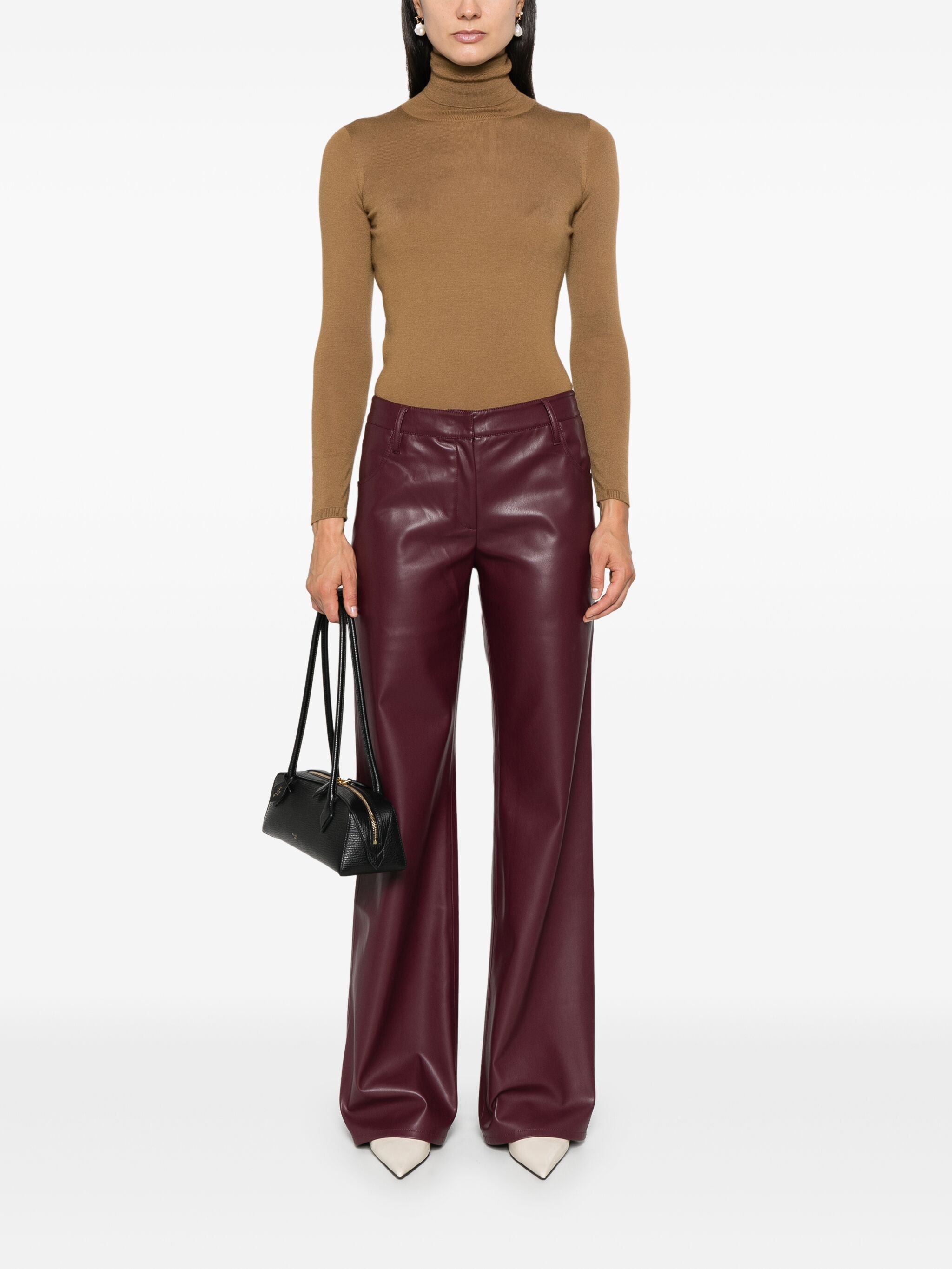 Tシャツ・カットソー MAX MARA WOMEN Veloce Sweater Top Brown MAX MARA WOMEN Veloce Sweater Top Brown – MAISONDEFASHION.COM