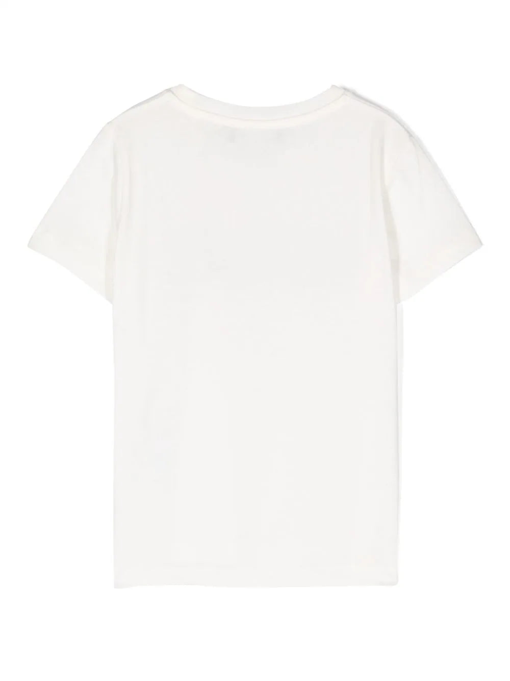 VERSACE KIDS Logo Stars Print T-Shirt White - MAISONDEFASHION.COM
