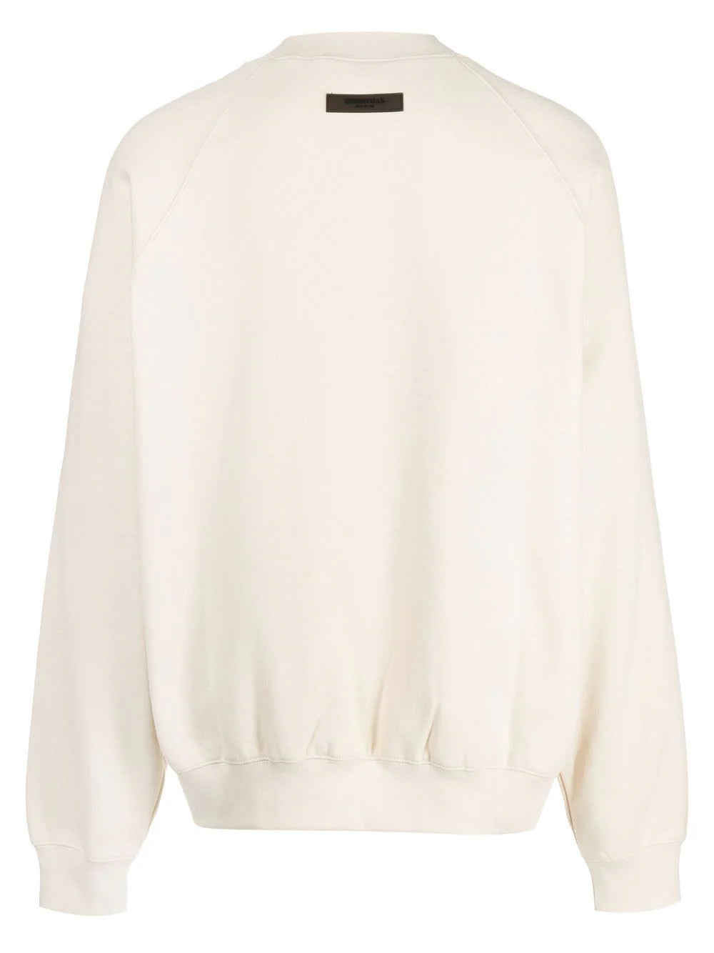 Fear of God ESSENTIALS Logo Crew Neck Egg Shell - MAISONDEFASHION.COM