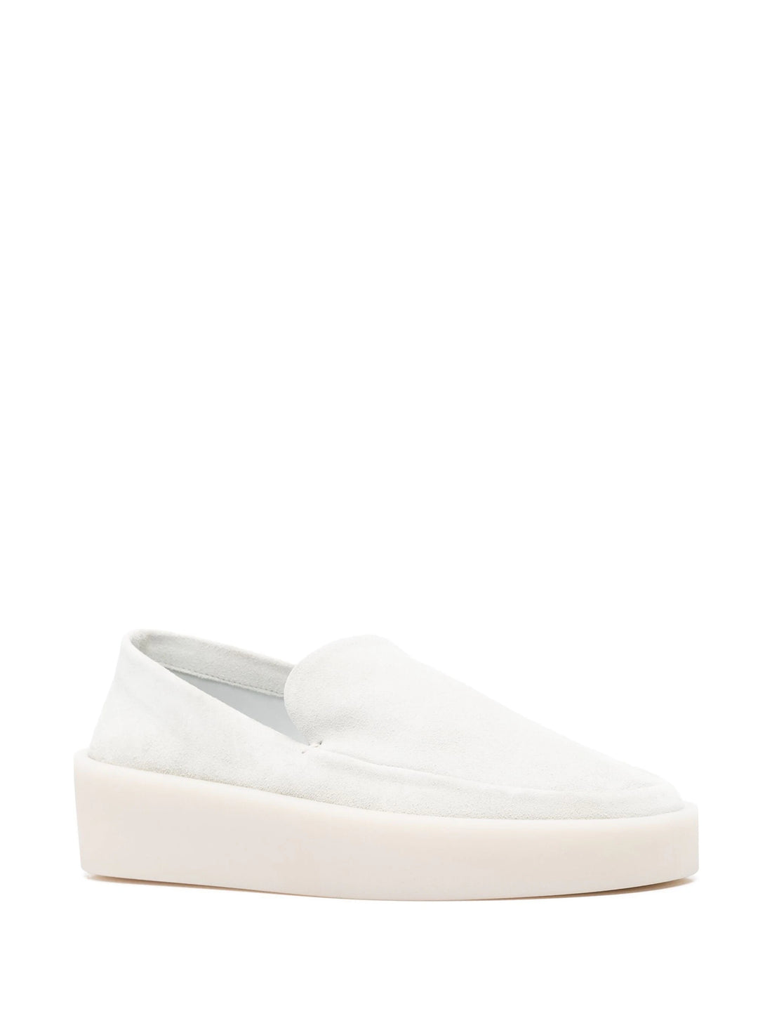 FEAR OF GOD Slip On Suede Loafers Dove Grey