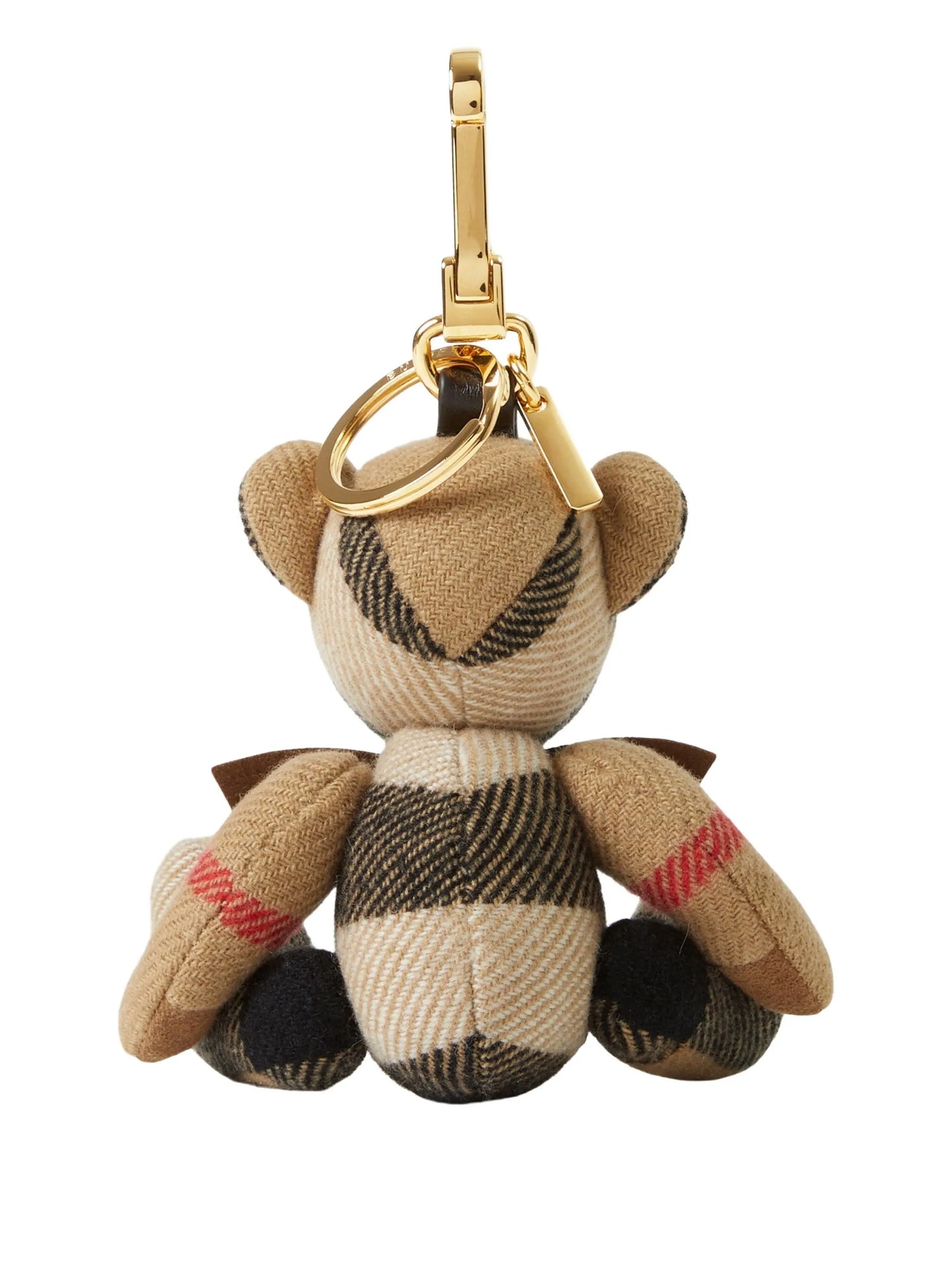 BURBERRY Thomas Bear Charm Archive Beige - MAISONDEFASHION.COM