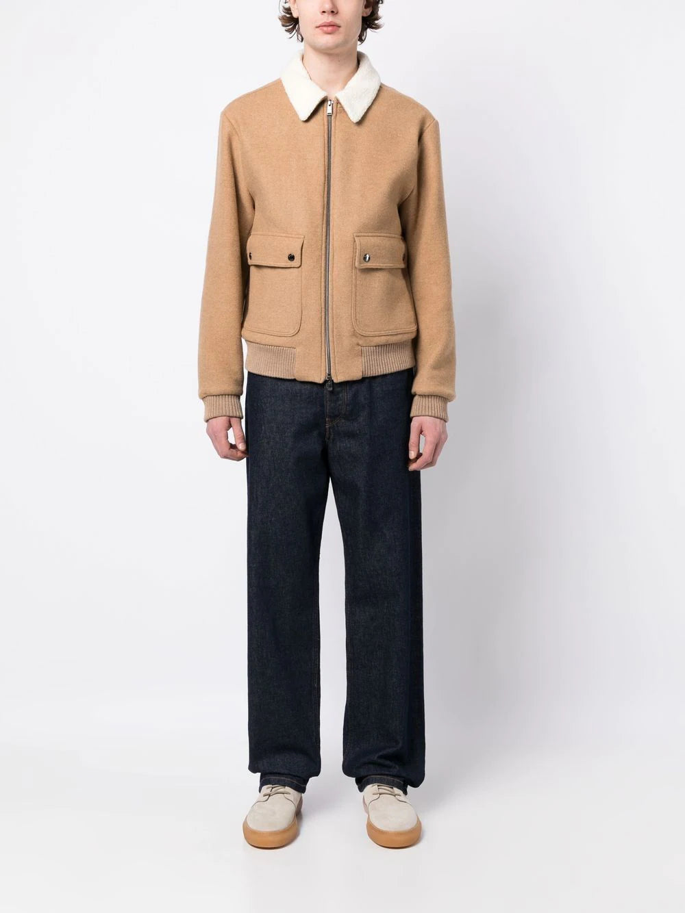 BOSS Hanry Jacket Medium Beige - MAISONDEFASHION.COM