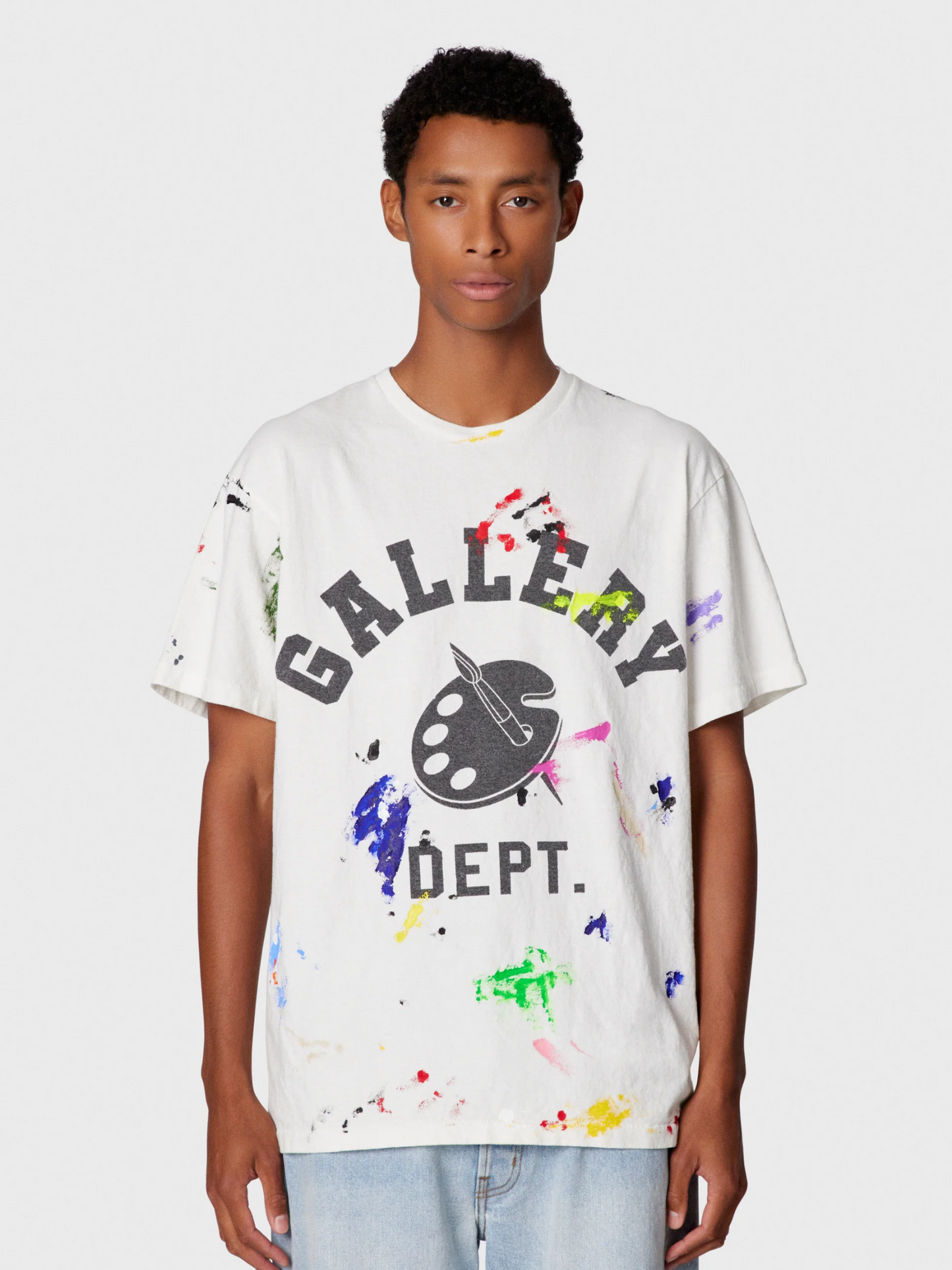 GALLERY DEPT. Art Department T-Shirt White - MAISONDEFASHION.COM