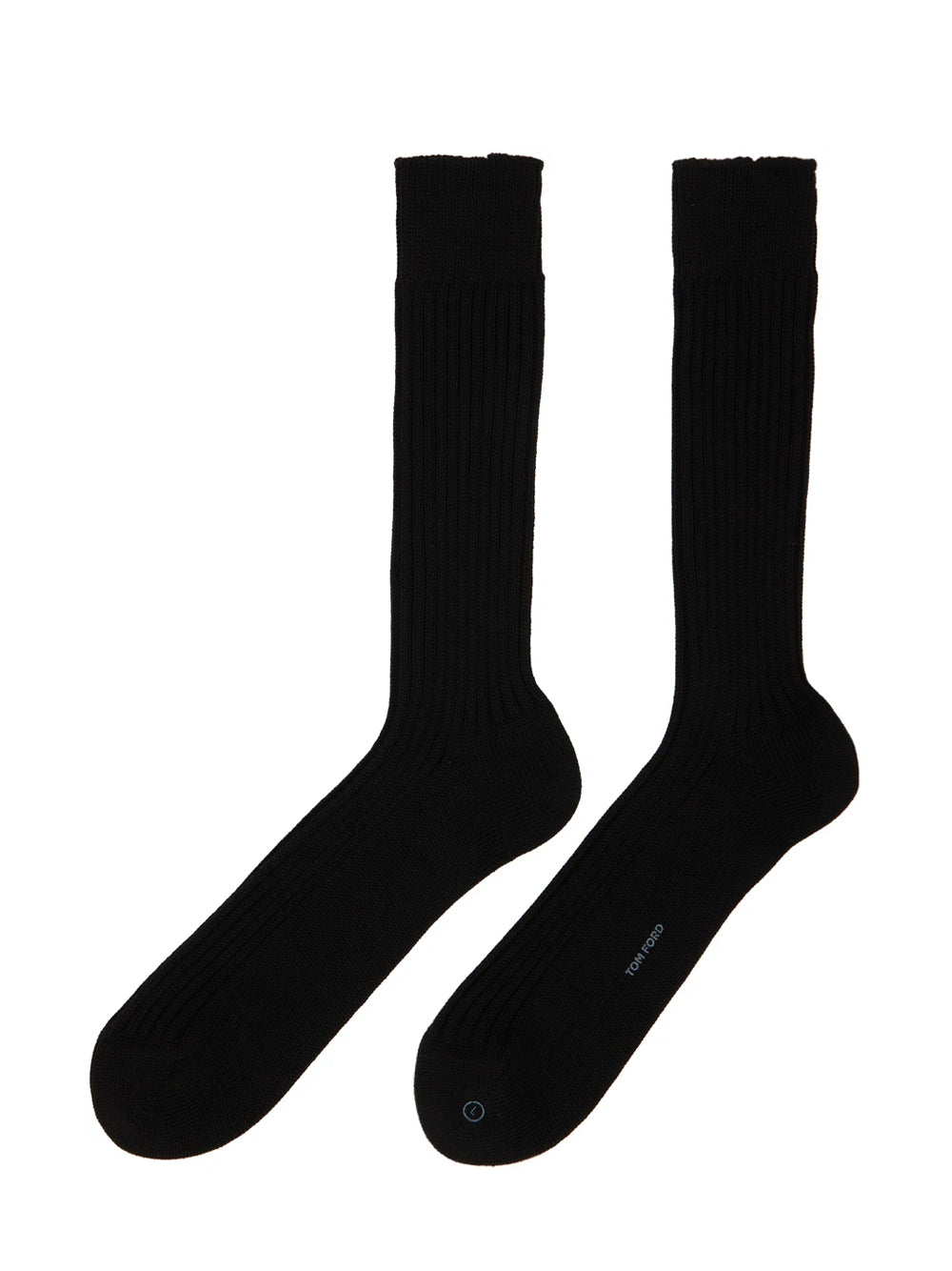 TOM FORD Long Knitted Socks Black - MAISONDEFASHION.COM
