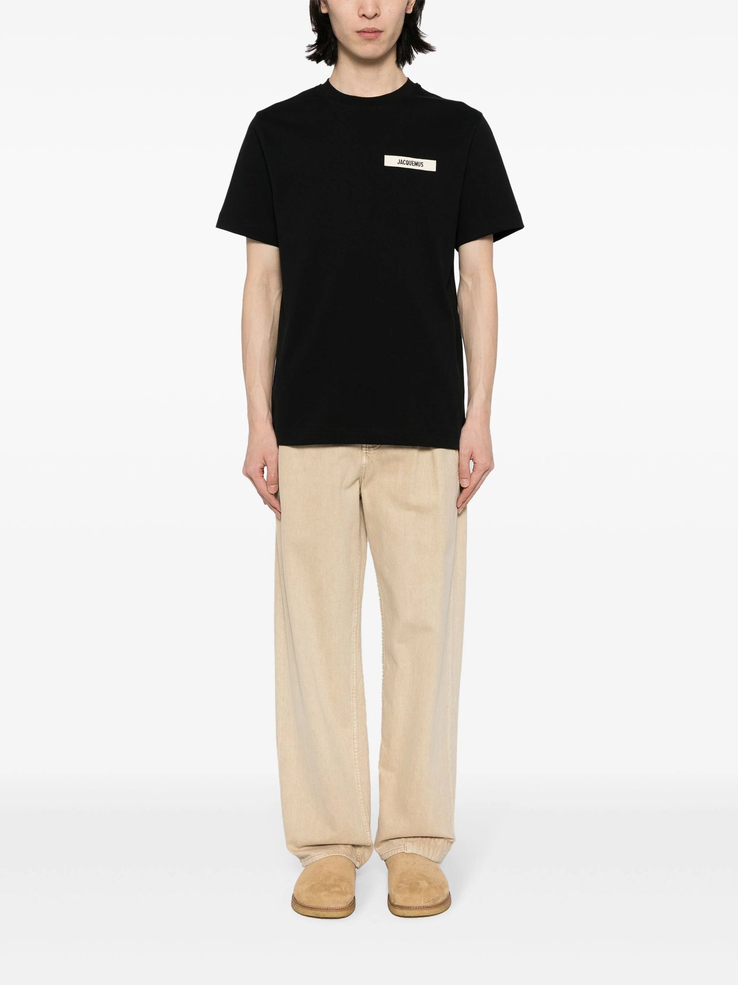 JACQUEMUS Le T-Shirt Gros Grain Cotton Black – MAISONDEFASHION.COM