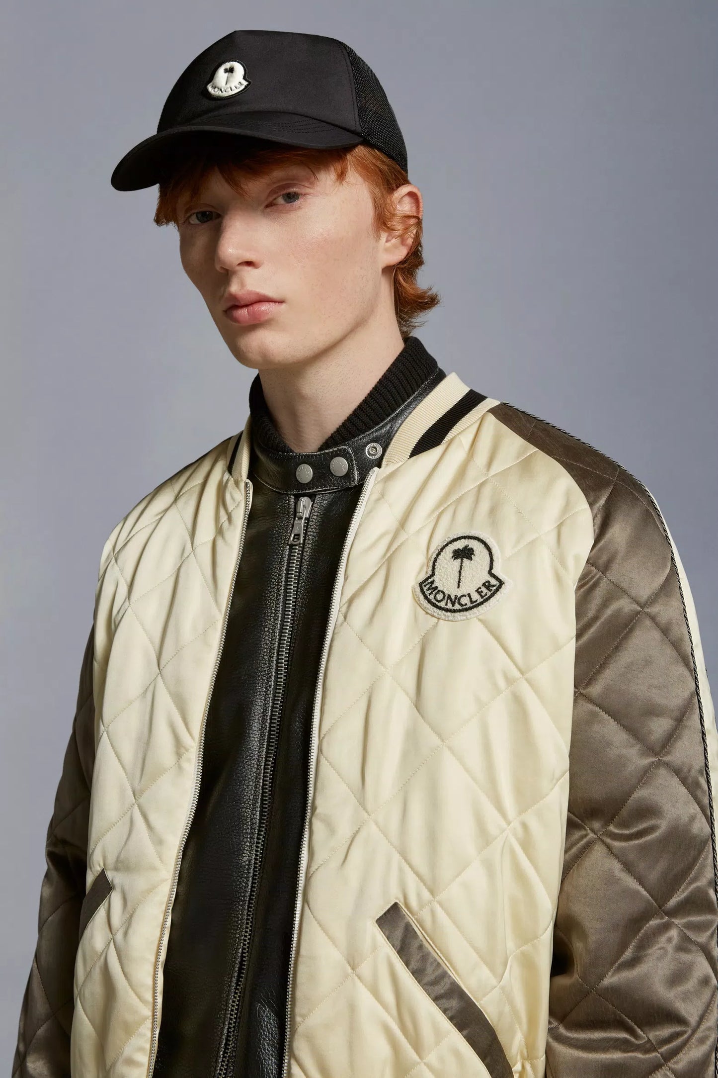 MONCLER GENIUS X 8 MONCLER PALM ANGELS MEN Logo Cap Black
