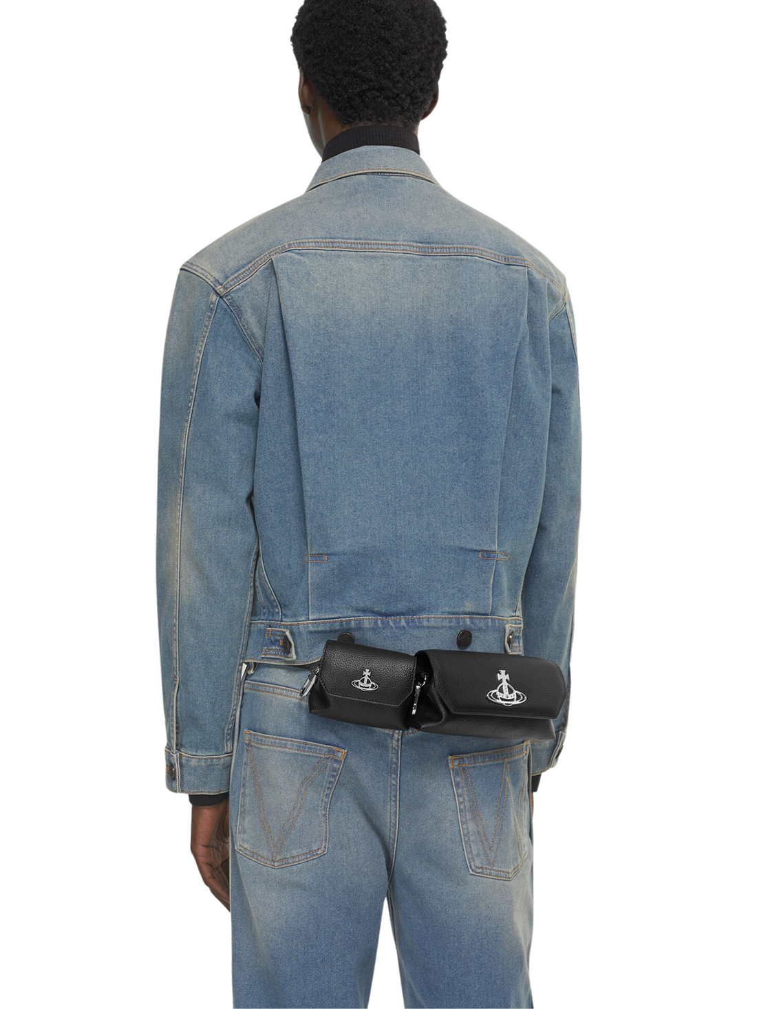 VIVIENNE WESTWOOD Multi Pouch Belt Black - MAISONDEFASHION.COM