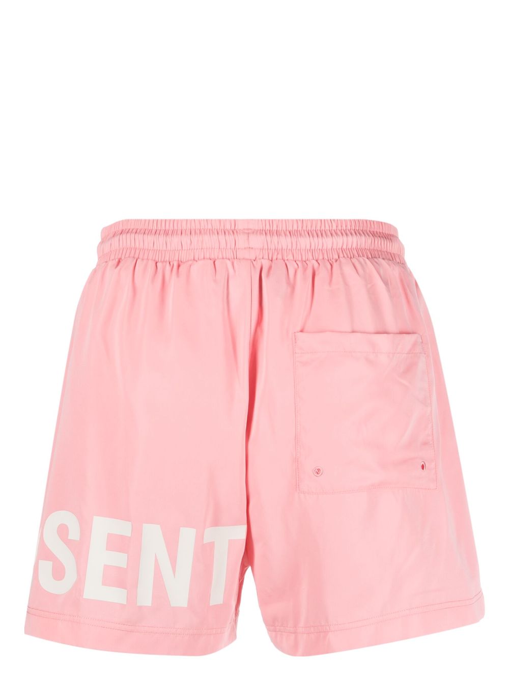 REPRESENT Logo Print Drawstring Swim Shorts Flamingo Pink