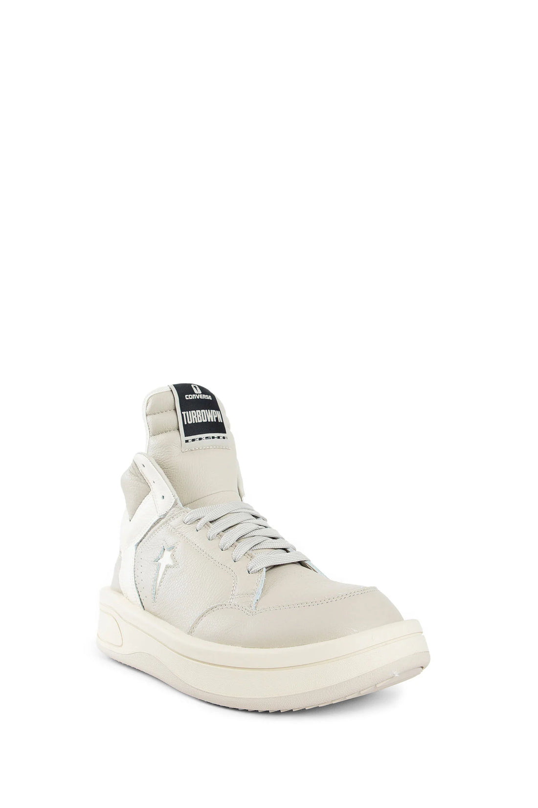 CONVERSE X DRKSHDW TURBOWPN High-Top Sneakers Oyster/White