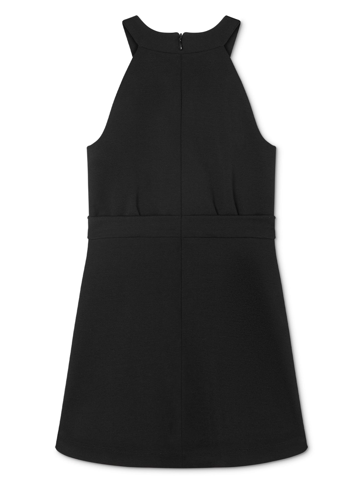 VERSACE KIDS Girls Medusa '95 Pleated Dress Black - MAISONDEFASHION.COM