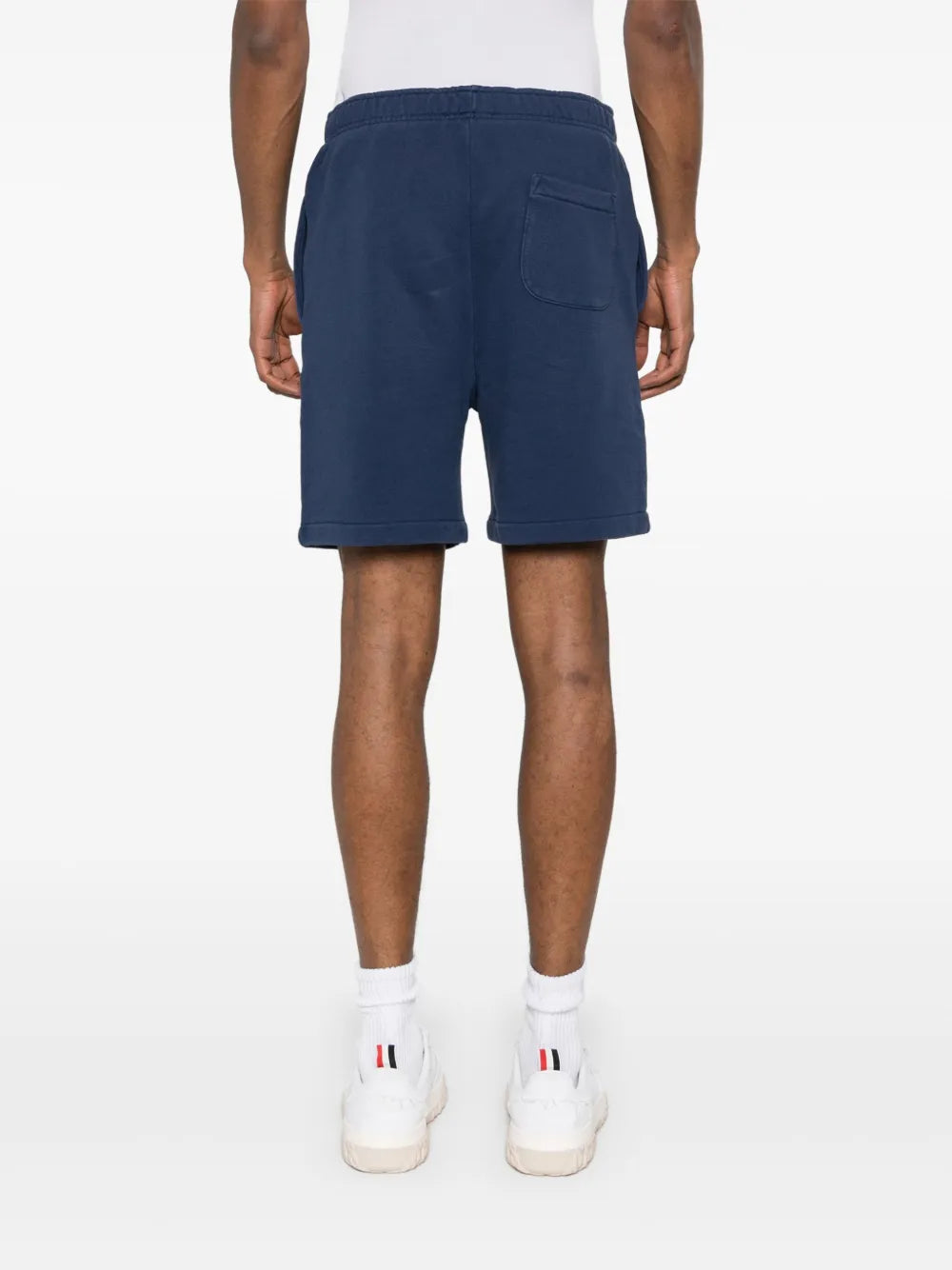 RALPH LAUREN Logo Embroidered Drawstring Shorts Navy