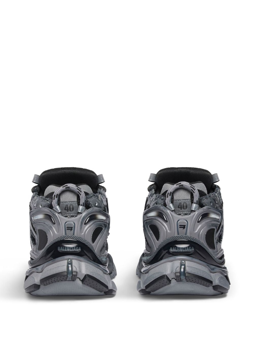 BALENCIAGA Runner Chunky Sneakers Grey/Black - MAISONDEFASHION.COM