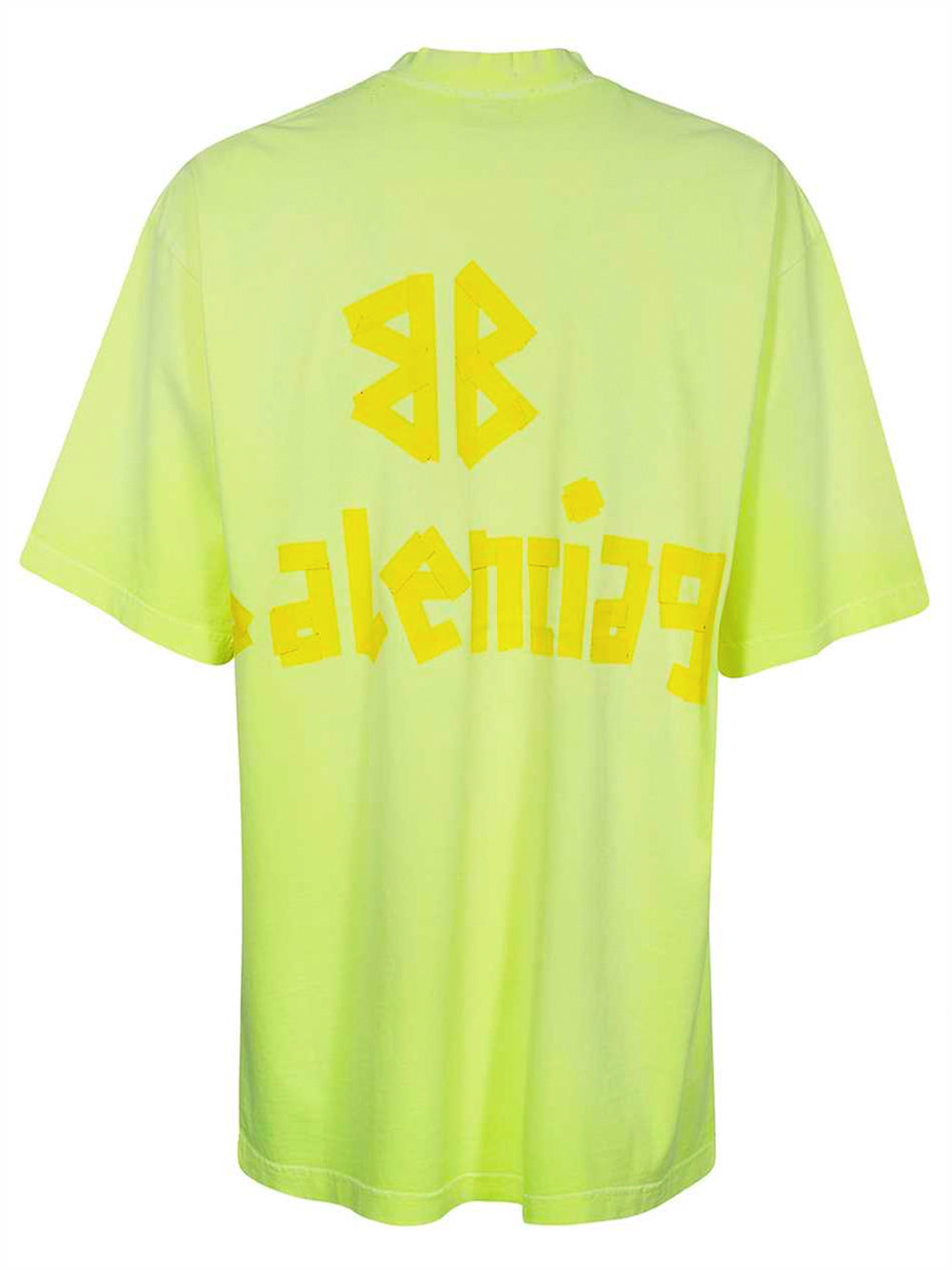 BALENCIAGA Tape Type T-Shirt Medium Fit Yellow – MAISONDEFASHION.COM