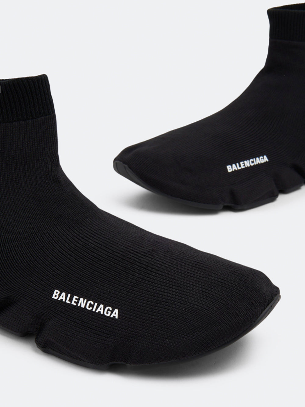 BALENCIAGA MEN Speed Knit Sneakers Black - MAISONDEFASHION.COM