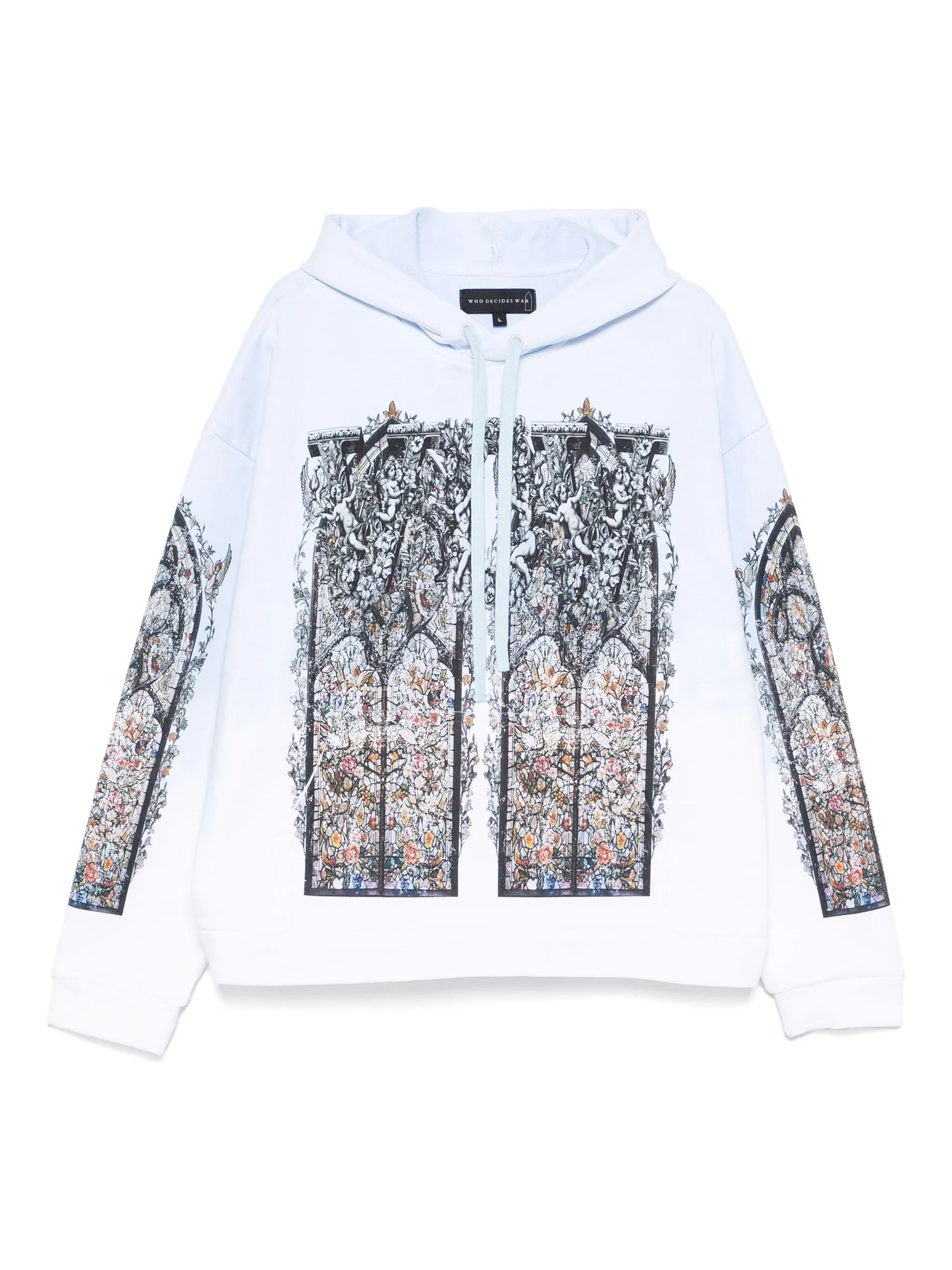 スウェット・トレーナー WHO DECIDES WAR Ignatius Hoodie Sky Blue WHO DECIDES WAR Ignatius Hoodie Sky Blue – MAISONDEFASHION.COM