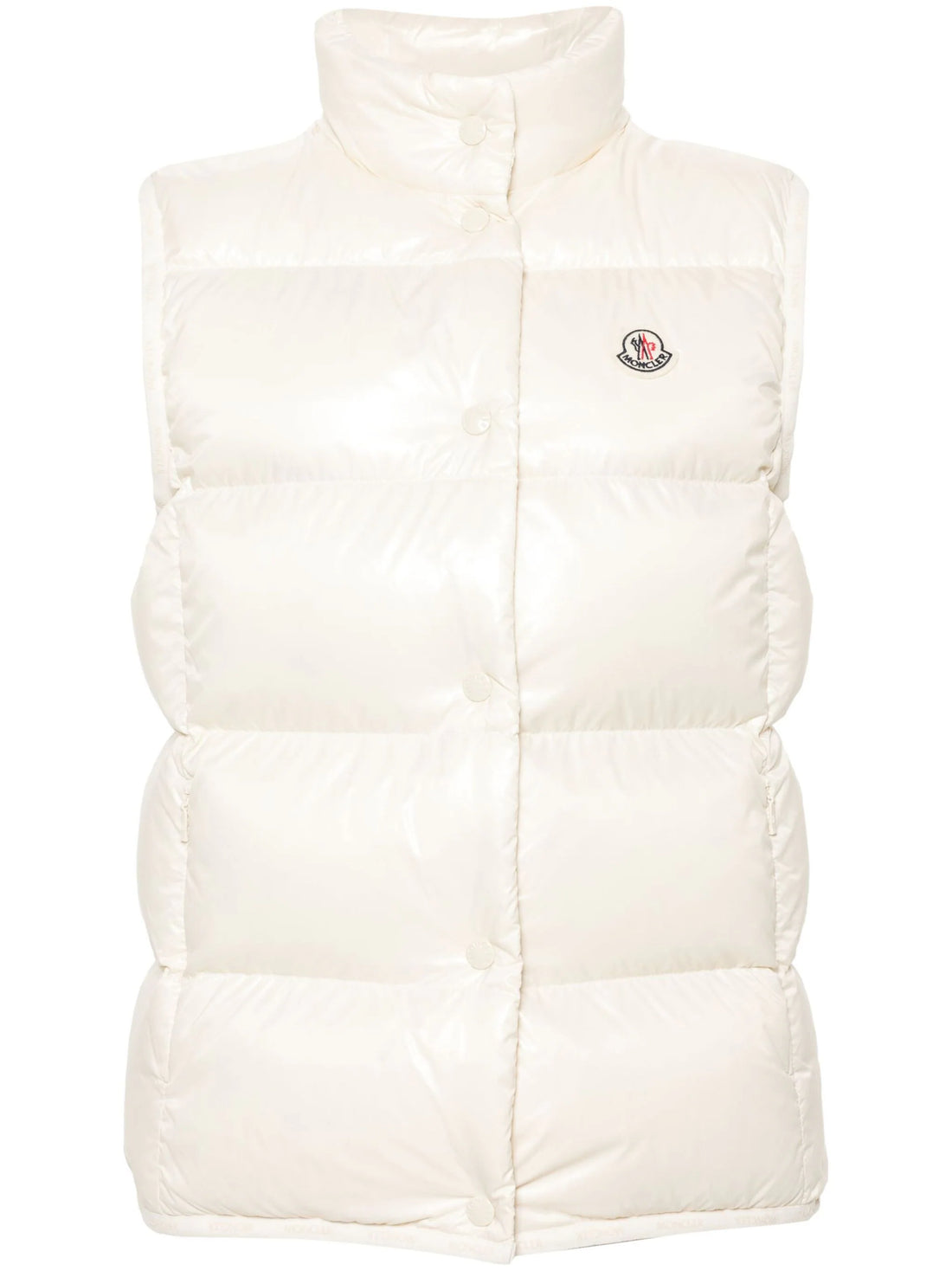 Moncler white gilet sales