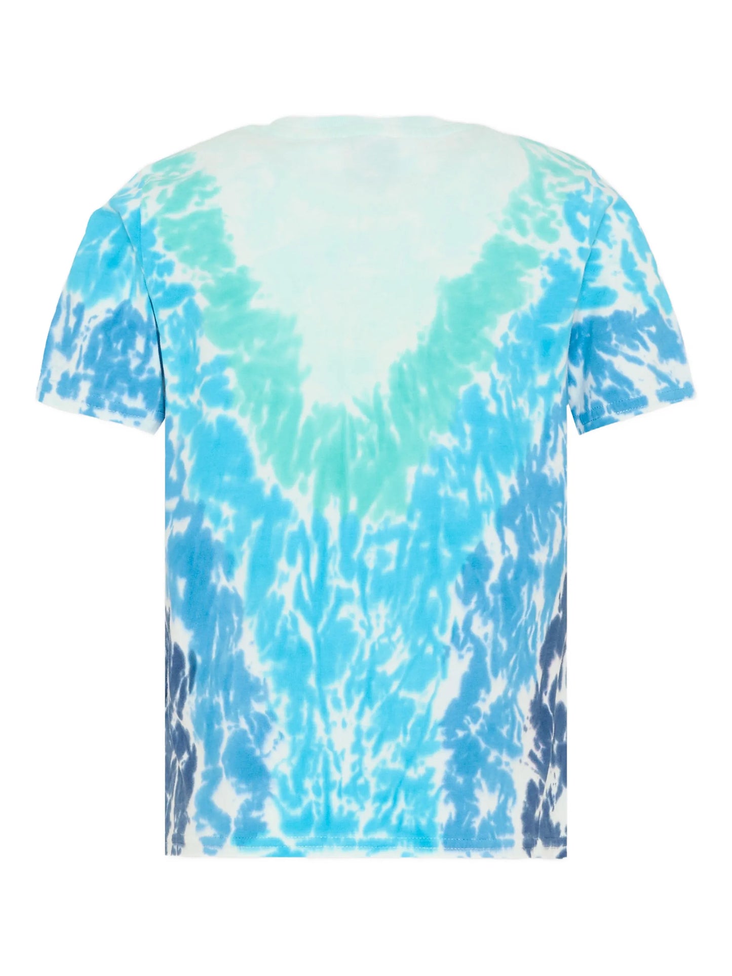CASABLANCA KIDS Boys Surf Lotus Tie Dye T-shirt Blue - MAISONDEFASHION.COM