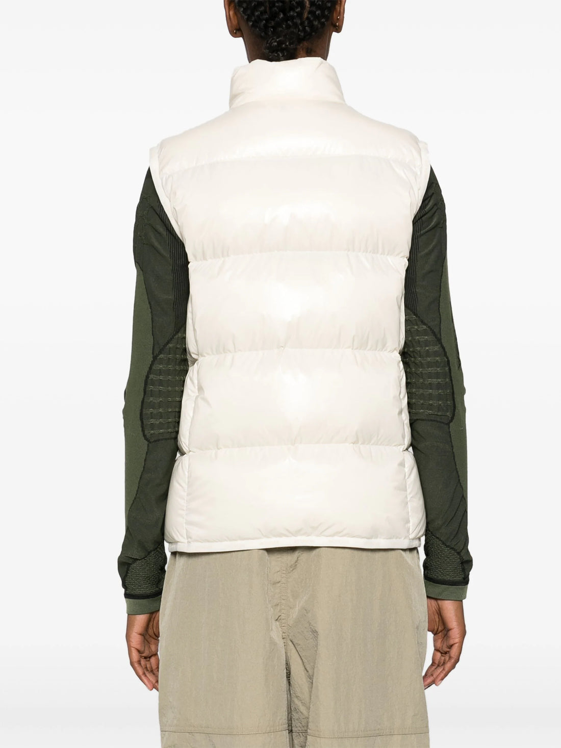 MONCLER WOMEN Badia Padded Gilet White