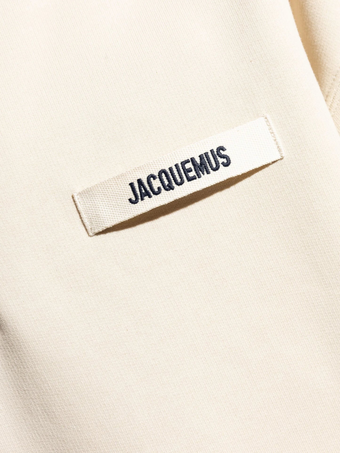 JACQUEMUS Gros Grain Sweatshirt Light Beige