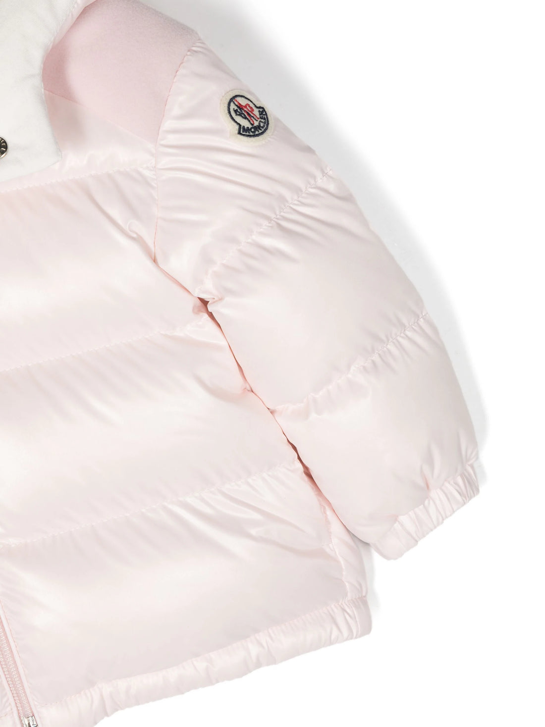 MONCLER BABY Girls Valya Padded Down Jacket Pink - MAISONDEFASHION.COM