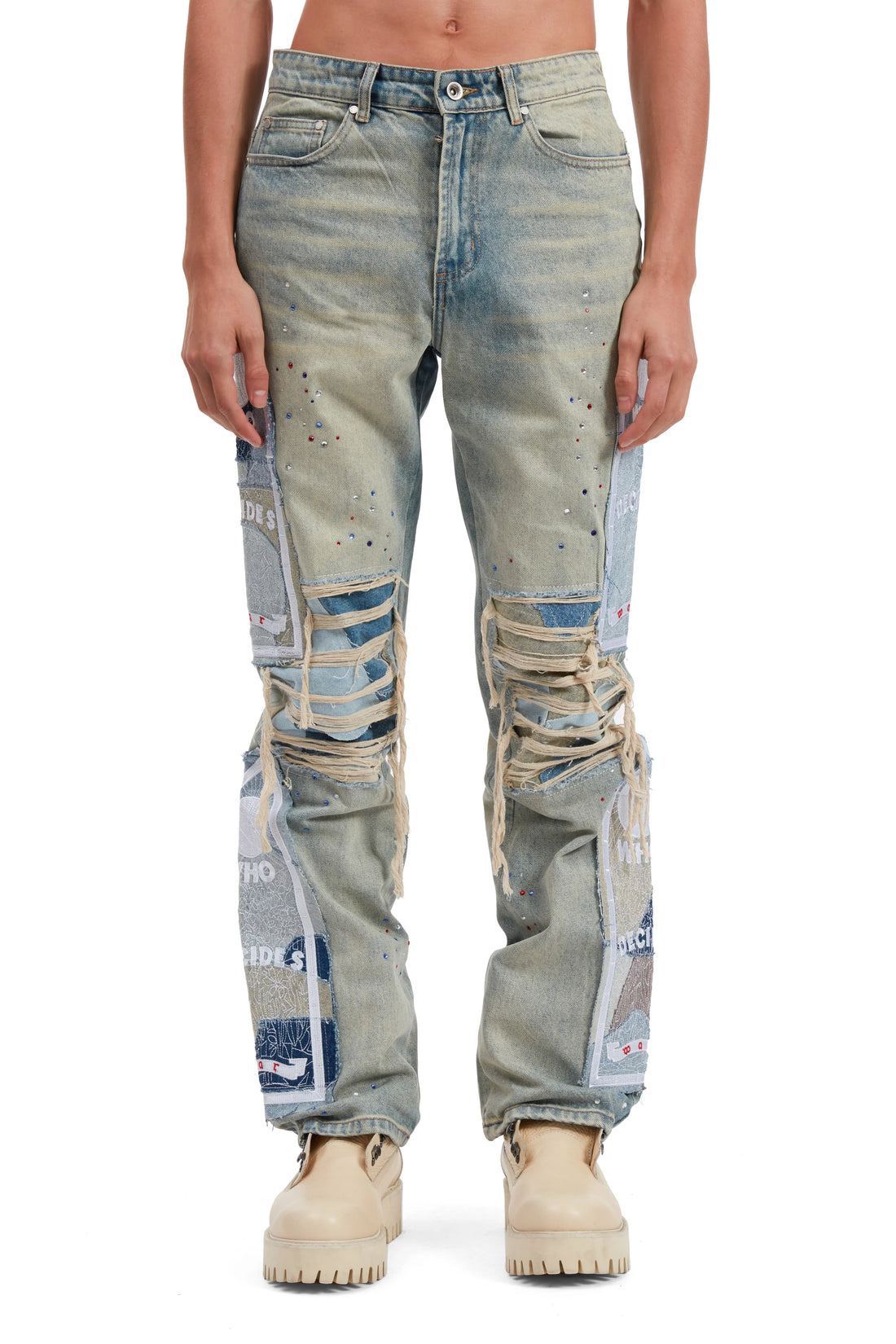 WHO DECIDES WAR Blow Denim Jeans Sky