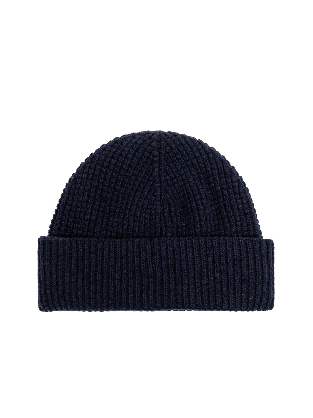 MONCLER Logo-appliqué Beanie Navy Blue