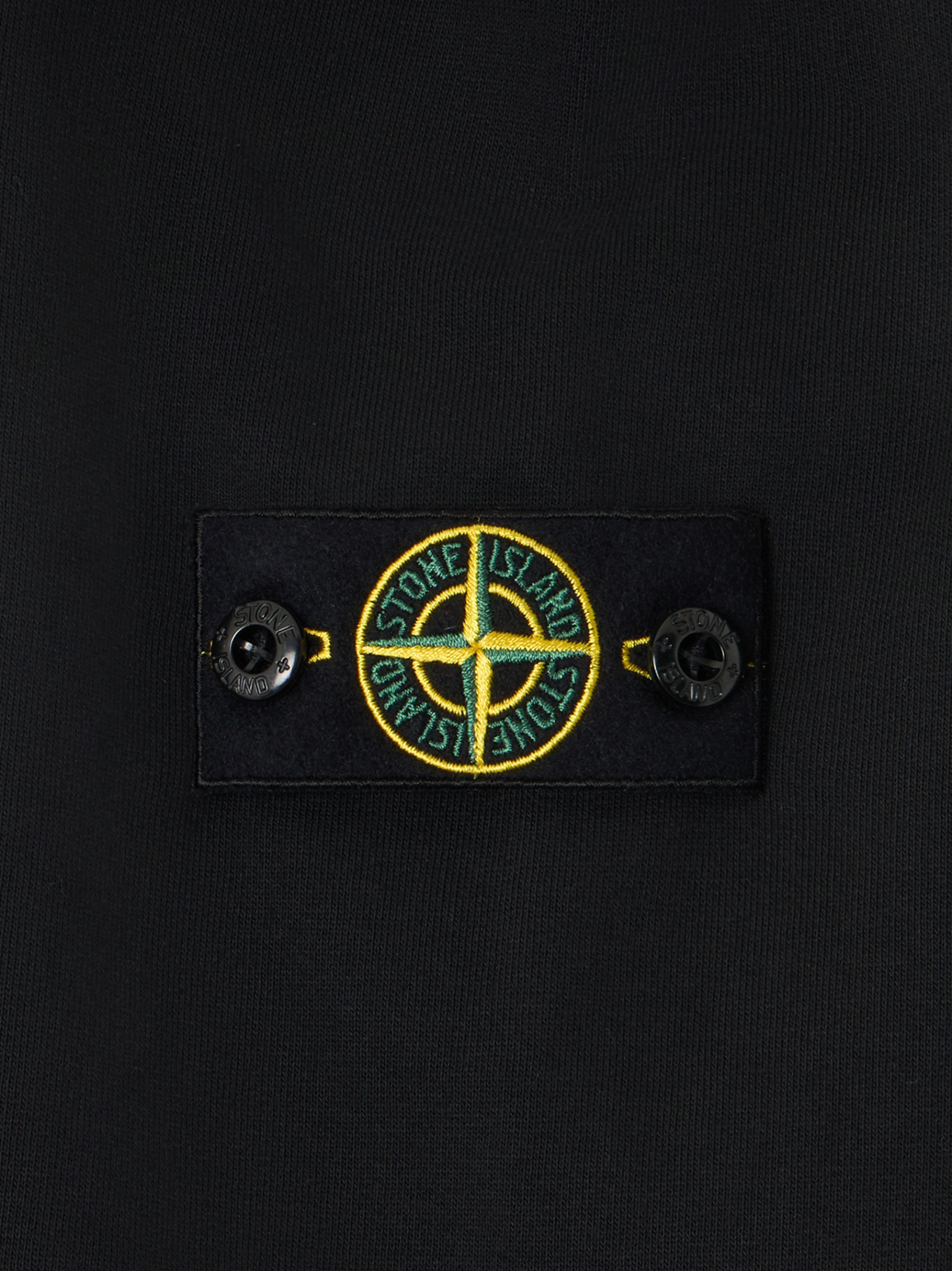 STONE ISLAND KIDS Boys Compass-Badge High-Neck Sweatshirt Black