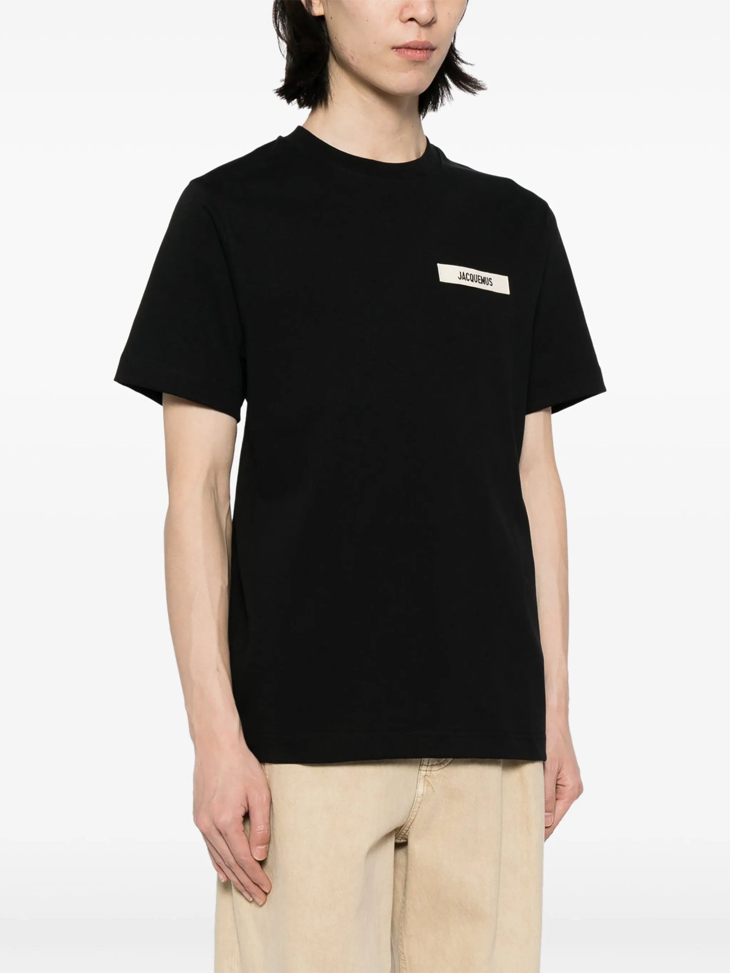 JACQUEMUS Le T-Shirt Gros Grain Cotton Black – MAISONDEFASHION.COM JACQUEMUS Le T-Shirt Gros Grain Cotton Black – MAISONDEFASHION.COM