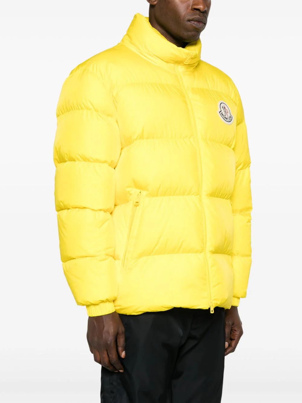 Moncler yellow puffer sales