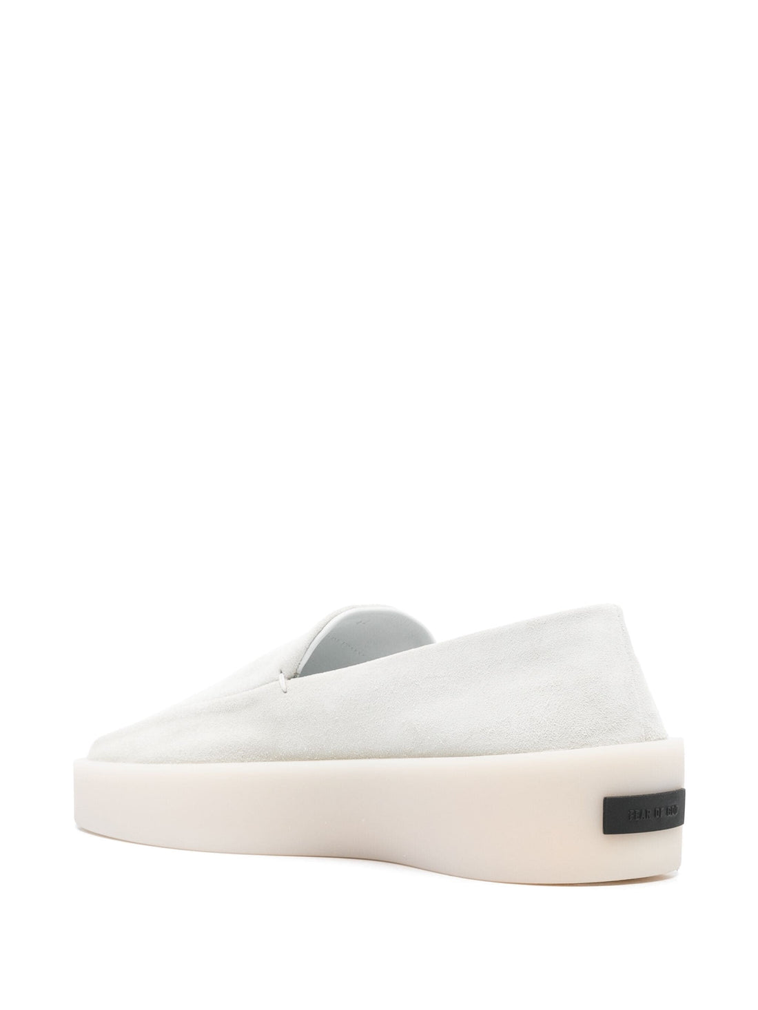 FEAR OF GOD Slip On Suede Loafers Dove Grey