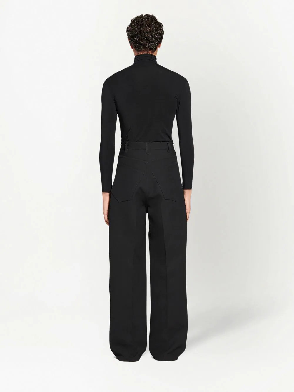 BALENCIAGA Baggy Trousers Black - MAISONDEFASHION.COM