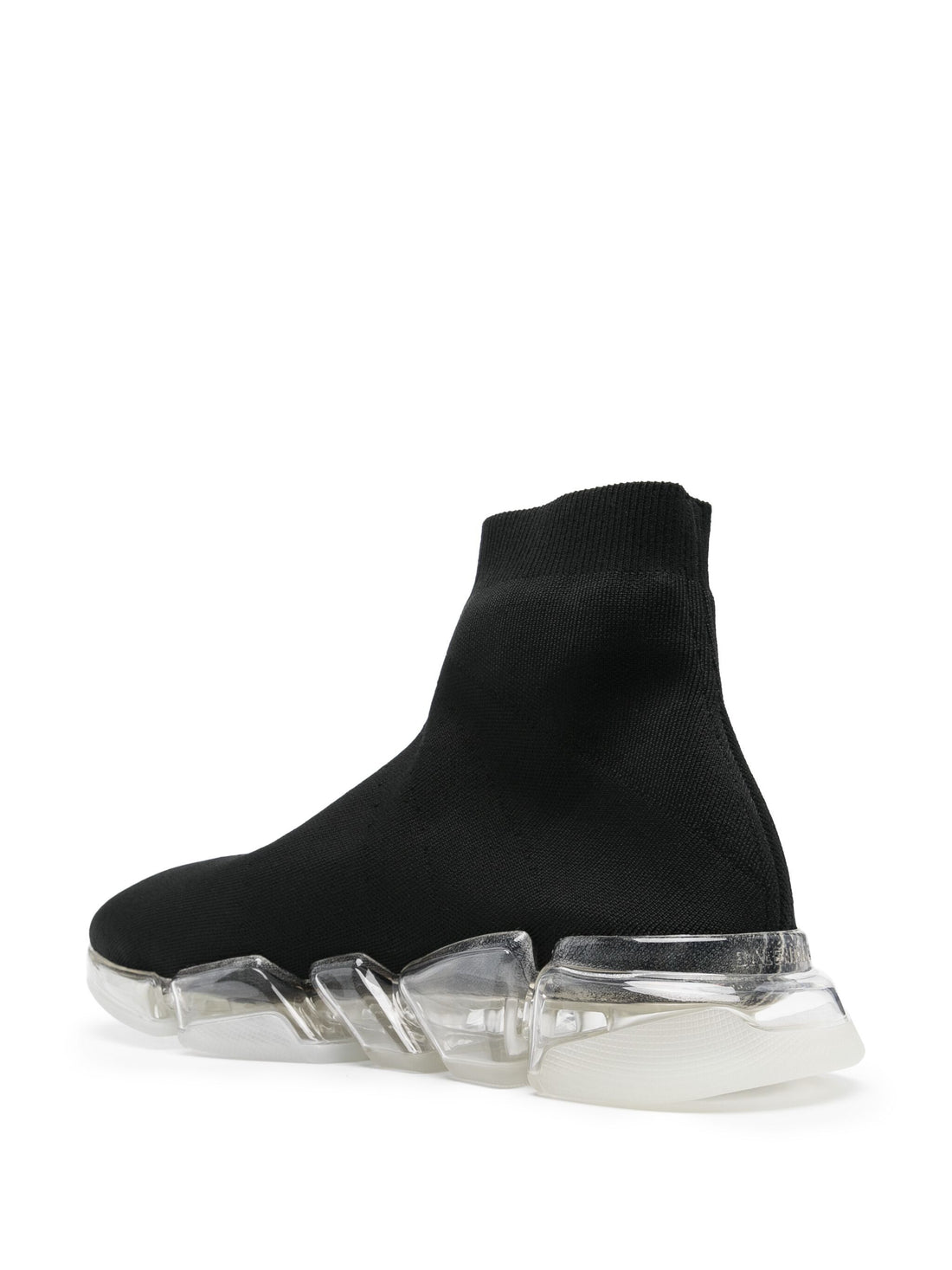 BALENCIAGA Speed 2.0 LT Knit Sneakers Black/Transparent