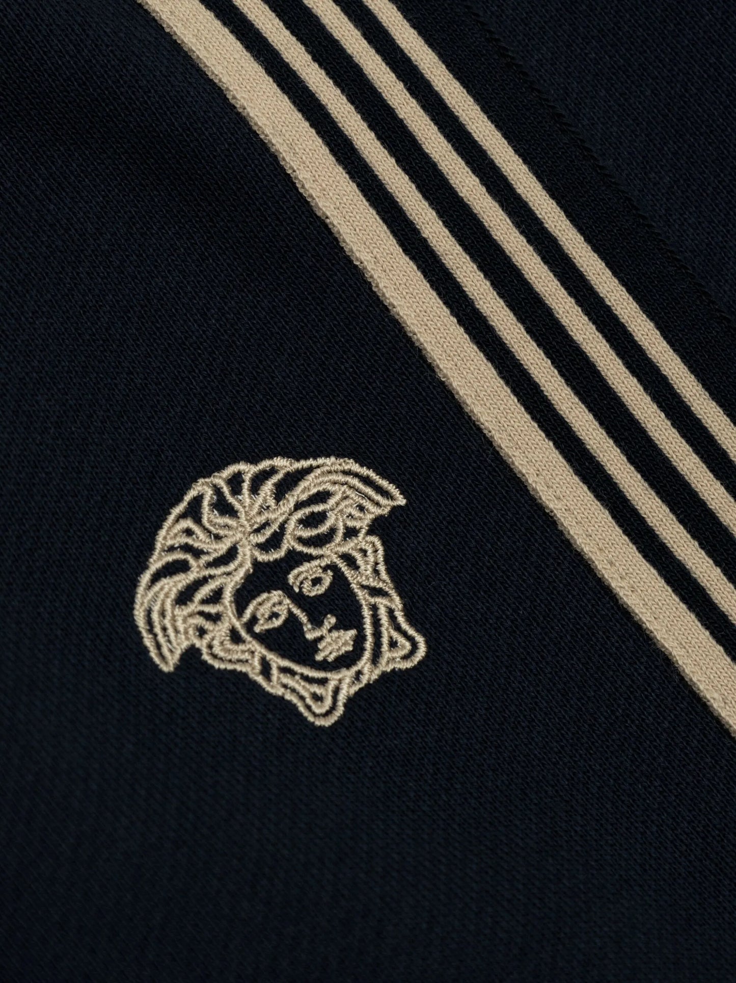 VERSACE KIDS Boys Logo Embroidered Track Pants Blue