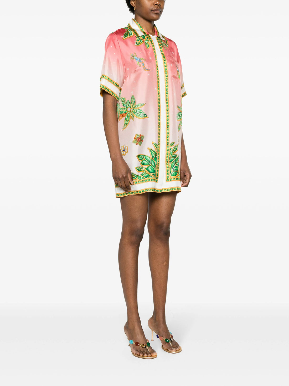 Casablanca silk shirtdress shop