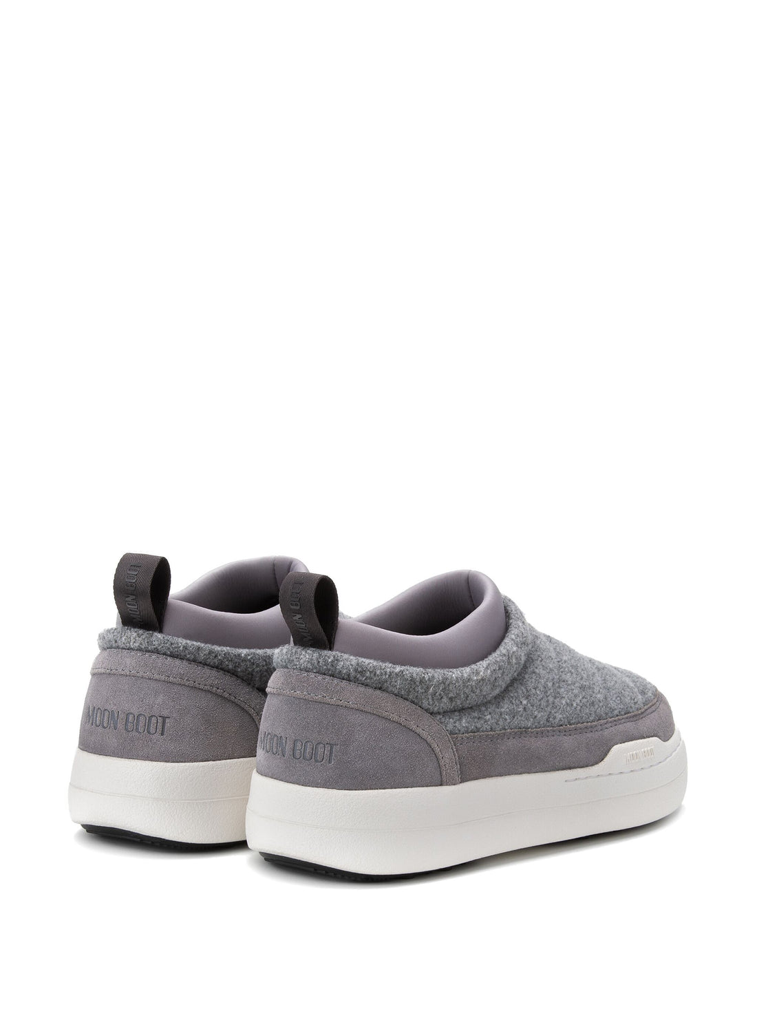 MOON BOOT UNISEX Park Soft Felt Sneakers Grey