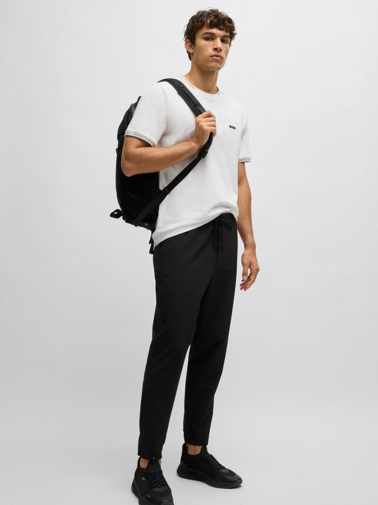 Tシャツ・カットソー BOSS Taul Logo Cotton T-Shirt White BOSS Taul Logo Cotton T-Shirt White – MAISONDEFASHION.COM