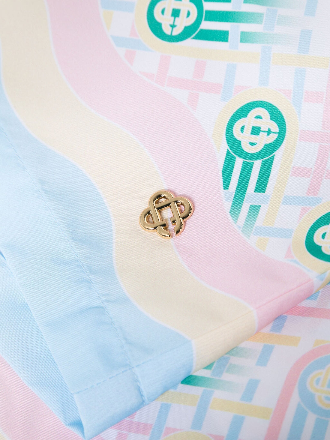 CASABLANCA MEN Printed Swim-Shorts Ping Pong Monogram - MAISONDEFASHION.COM