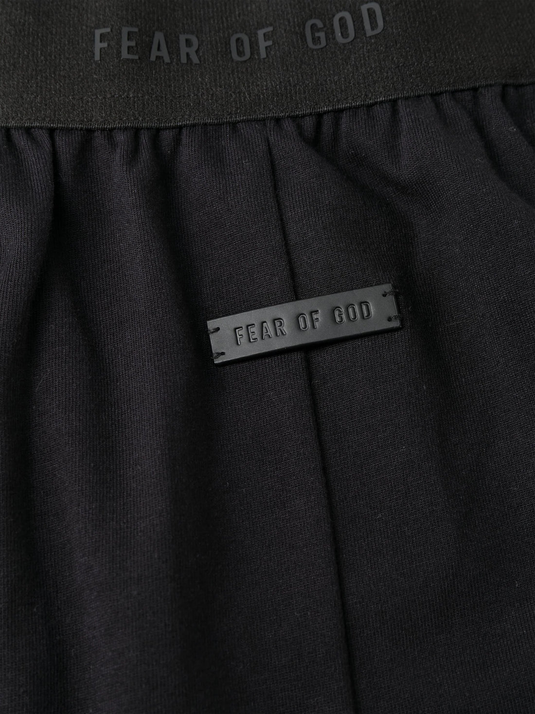 FEAR OF GOD Lounge Branded-Waistband Cotton-Jersey Shorts Black - MAISONDEFASHION.COM