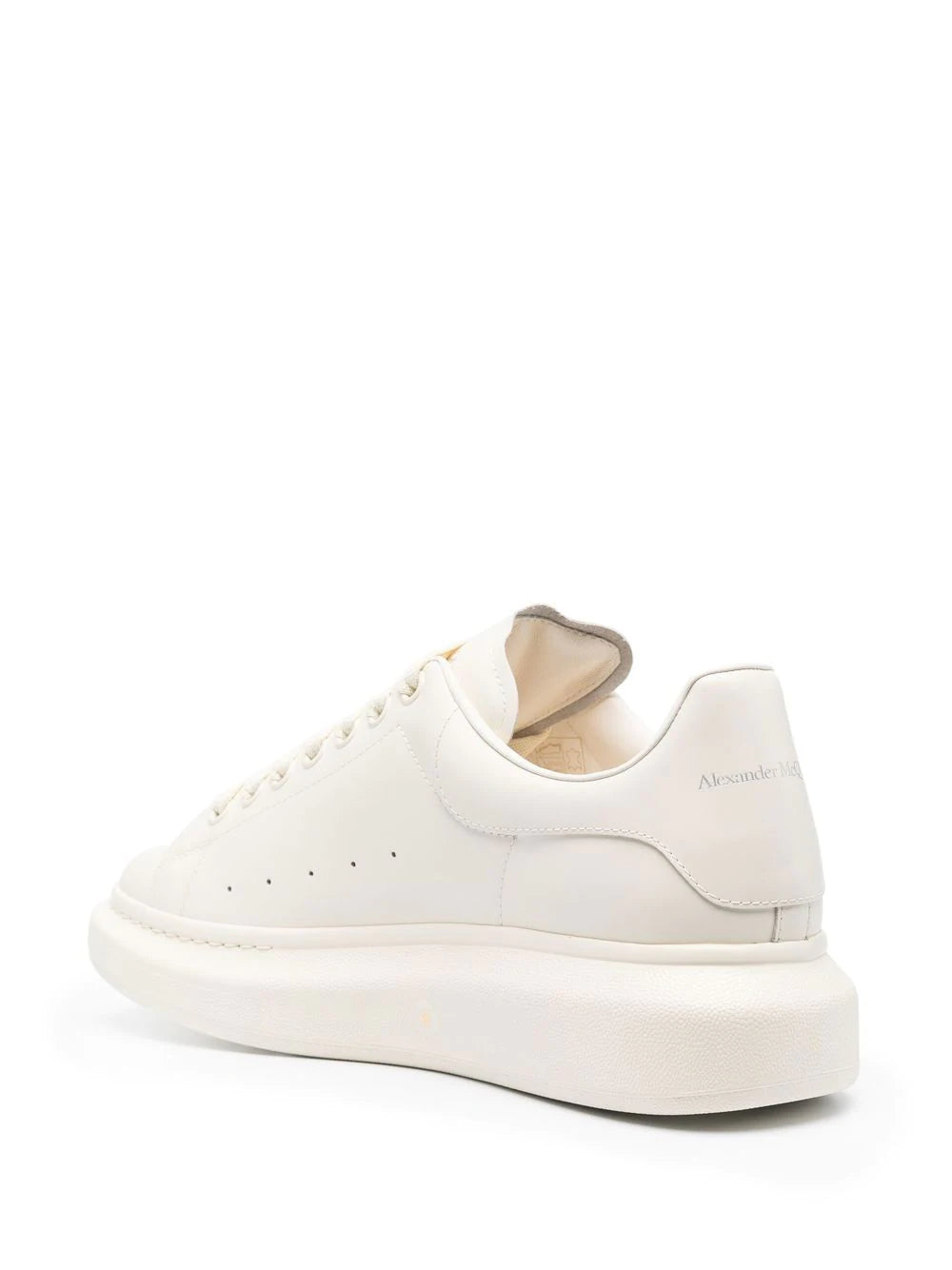 Alexander McQueen Oversized Low-Top Sneakers Vanilla - MAISONDEFASHION.COM