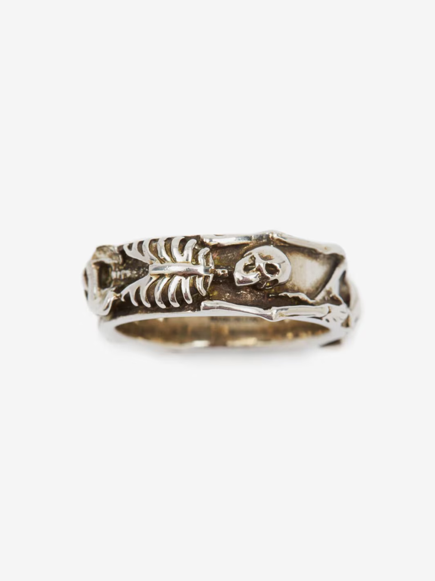 ALEXANDER MCQUEEN Dancing Skeleton Ring Silver – MAISONDEFASHION.COM