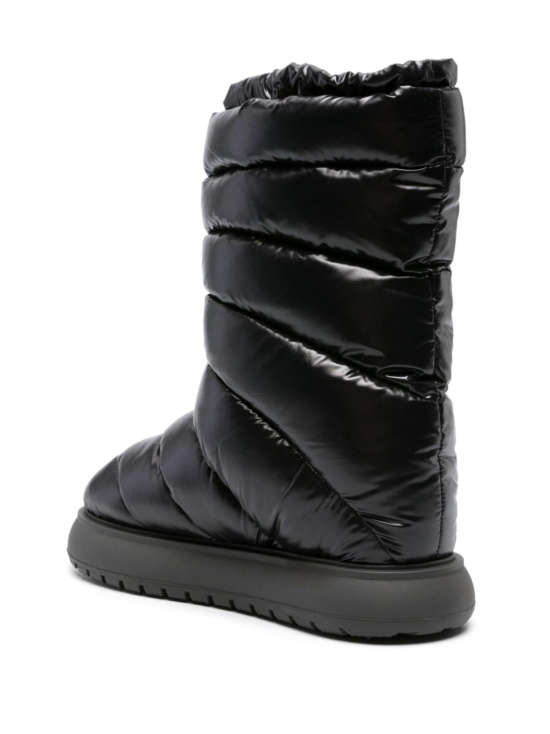 MONCLER WOMEN Gaia Pocket Mid Snow Boots Black - MAISONDEFASHION.COM