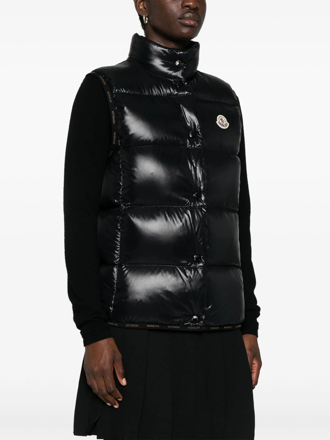 MONCLER WOMEN Badia Padded Gilet Black