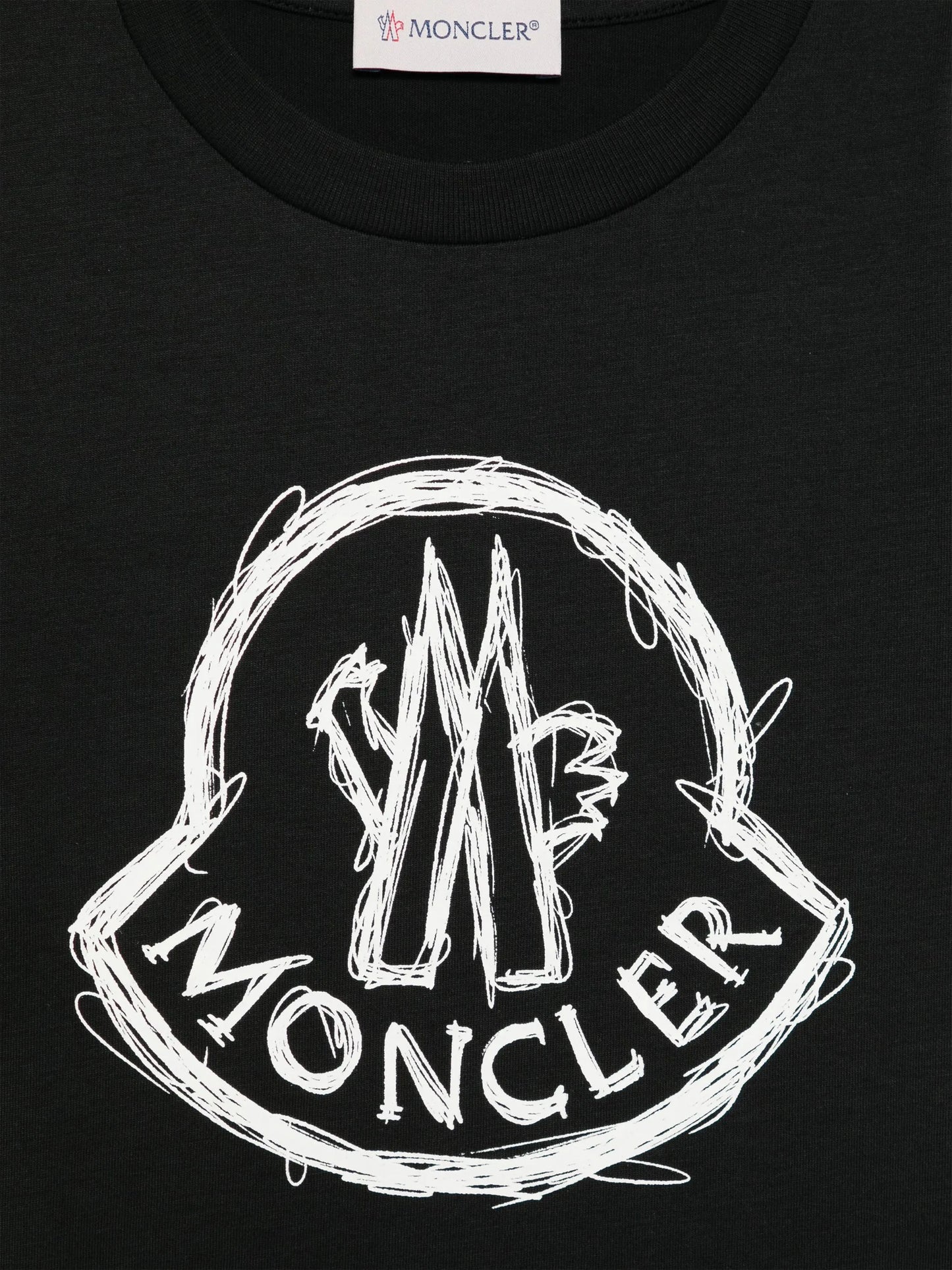 MONCLER KIDS Boys Scribble Logo T-Shirt Black – MAISONDEFASHION.COM MONCLER KIDS Boys Scribble Logo T-Shirt Black – MAISONDEFASHION.COM