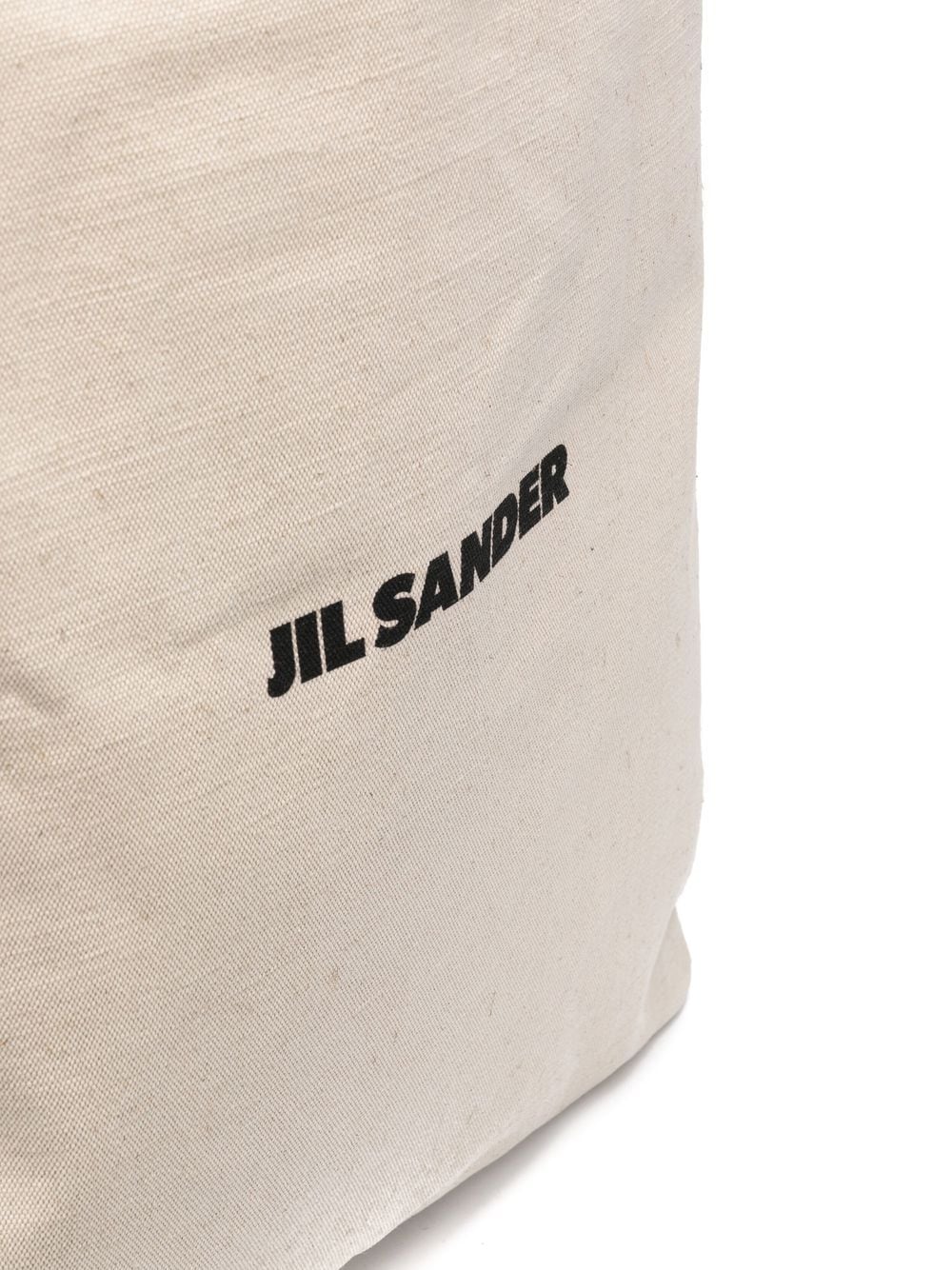 ショルダーバッグ JIL SANDER Logo-print Linen Tote Bag Natural JIL SANDER Logo-print Linen Tote Bag Natural