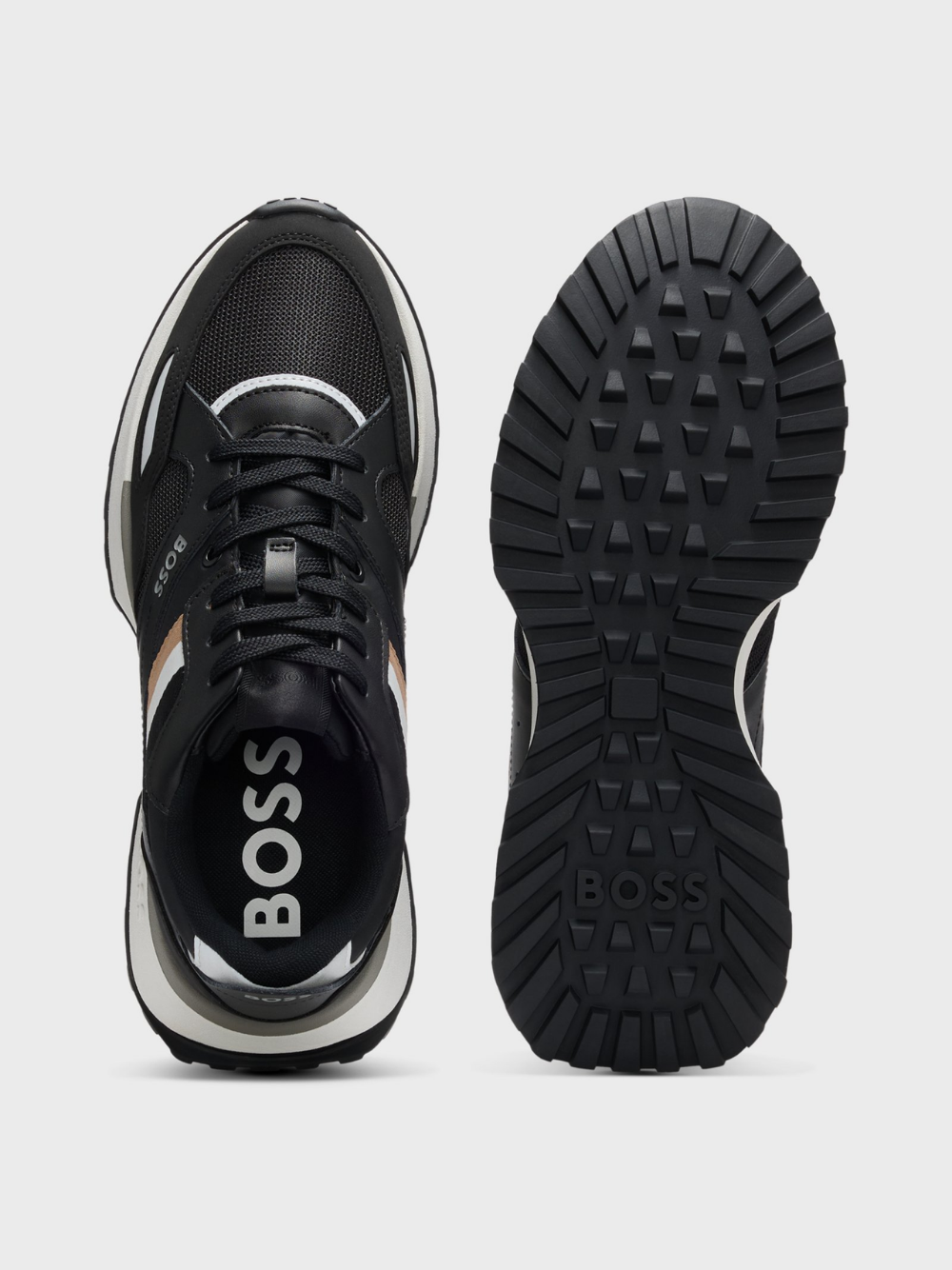 BOSS Jonah_Runn_mx Running-Style Trainers With EVA-Rubber Outsole Blac ...
